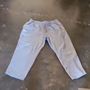 Under Armour XXL Men's Light Gray Joggers Sweatpants Straight Leg